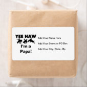 Ja, ik ben een Papa T-shirts en GIfts Etiket (Insitu)