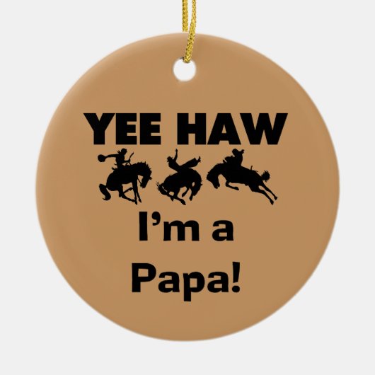 Ja, ik ben een Papa T-shirts en GIfts Keramisch Ornament (Voorkant)