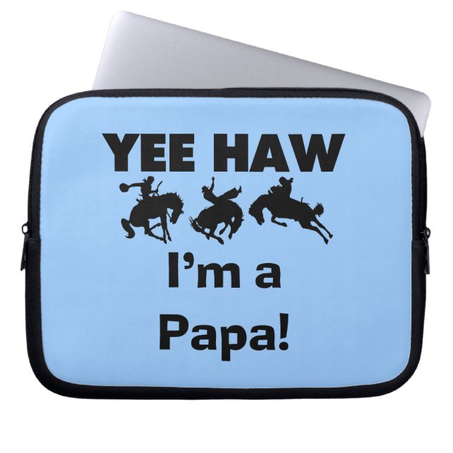Ja, ik ben een Papa T-shirts en GIfts Laptop Sleeve (Voorkant)