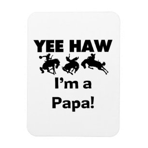 Ja, ik ben een Papa T-shirts en GIfts Magneet