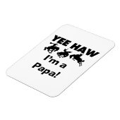 Ja, ik ben een Papa T-shirts en GIfts Magneet (Linkerzijde)