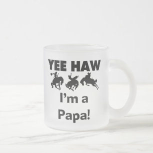 Ja, ik ben een Papa T-shirts en GIfts Matglas Koffiemok