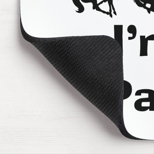 Ja, ik ben een Papa T-shirts en GIfts Muismat (Hoek)