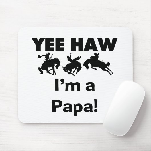 Ja, ik ben een Papa T-shirts en GIfts Muismat (Met muis)