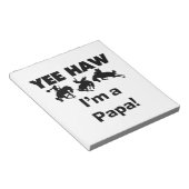 Ja, ik ben een Papa T-shirts en GIfts Notitieblok (Schuin)