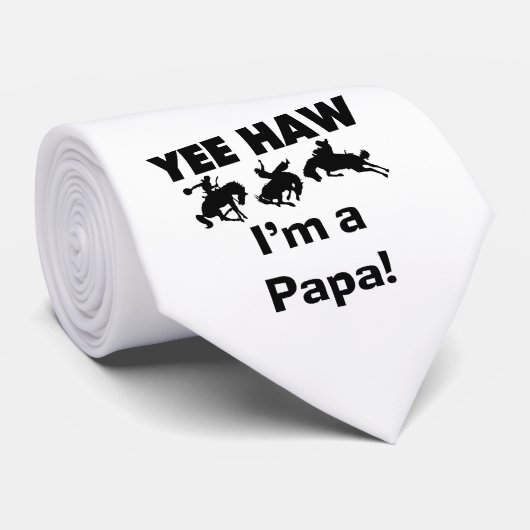 Ja, ik ben een Papa T-shirts en GIfts Stropdas (Opgerold)