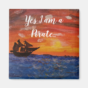 Ja, ik ben een piraat magneet