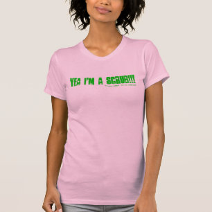 Ja, ik ben een politieagent!!!!!!! Trauma Junkie!! T-shirt