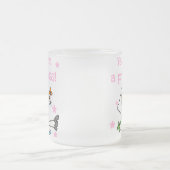 Ja, ik ben een prinses. matglas koffiemok (Center)