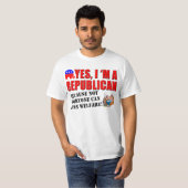 Ja, ik ben een Republikein... T-shirt (Voorkant volledig)