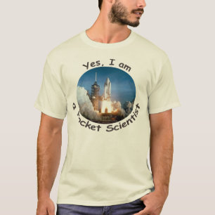 Ja, ik ben een Rocket Scientist T-shirt