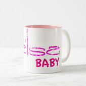 Ja, ik ben een Salsa Baby Tweekleurige Koffiemok (Voorkant rechts)