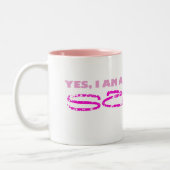 Ja, ik ben een Salsa Baby Tweekleurige Koffiemok (Links)