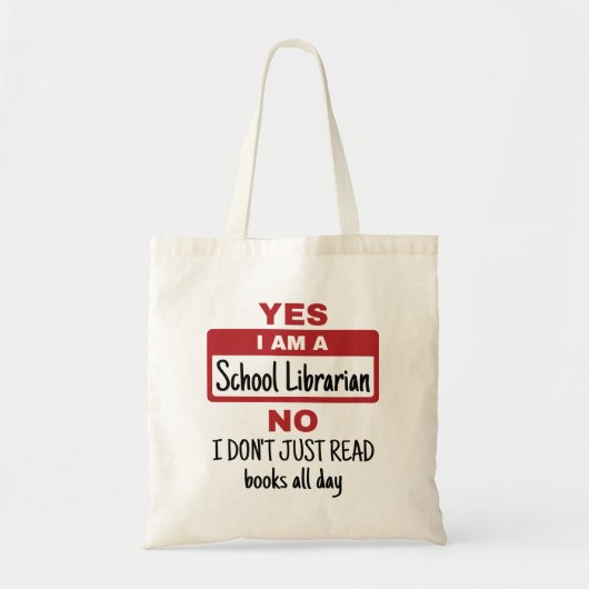 Ja, ik ben een schooljournalist tote bag (Voorkant)