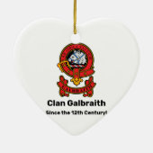 Ja. Ik ben een Scot Clan Galbraith Ornament (Achterkant)