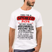 JA! IK BEN EEN SPOILED, MAAR NIET JULLIE 02 T-SHIRT (Voorkant)