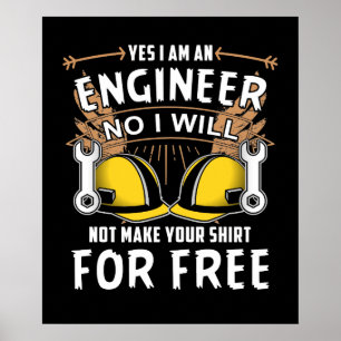 Ja, ik ben een technicus... ik zal je niet maken v poster