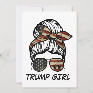 Ja, ik ben een Trump Girl die er overheen gaat - T Kaart