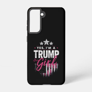 Ja, ik ben een Trump Girl No Apologies 2024 verkie Samsung Galaxy Hoesje