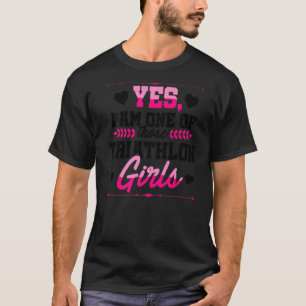 Ja, ik ben een van deze triatlon meisjes die zwemm t-shirt