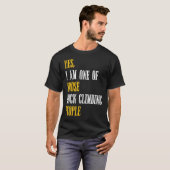 Ja, ik ben een van die rotsklimmers t-shirt (Voorkant volledig)