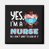 Ja, ik ben een verpleegster, nee, ik wil er niet n magneet (Voorkant)