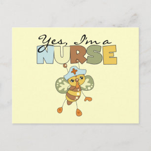 JA, ik ben een verpleegster T-shirts en cadeautjes Briefkaart