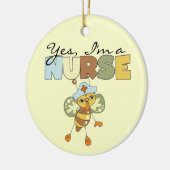 JA, ik ben een verpleegster T-shirts en cadeautjes Keramisch Ornament (Links)
