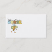 JA, ik ben een verpleegster T-shirts en cadeautjes Visitekaartje (Achterkant)