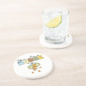 JA, ik ben een verpleegster T-shirts en cadeautjes Zandsteen Onderzetter (Zijkant)