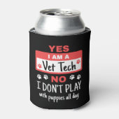 Ja ik ben een Vet Tech Spelen met Puppies Blikjeskoeler (Blikje Voorkant)