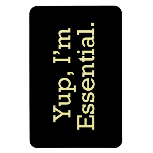 Ja, ik ben Essential. Magneet (Verticaal)