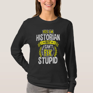 Ja, ik ben historicus t-shirt