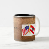 Ja, ik ben in DIPLOMATIC CIRCLES LA Bureau Tweekleurige Koffiemok (Voorkant rechts)