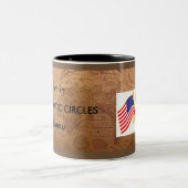 Ja, ik ben in DIPLOMATIC CIRCLES LA Bureau Tweekleurige Koffiemok (Center)