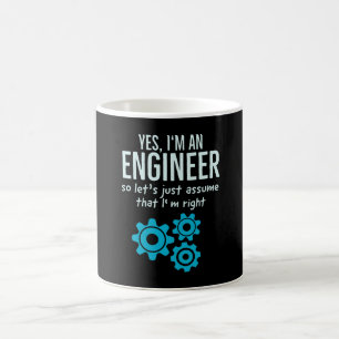 Ja, ik ben ingenieur Funny Technici Engineering Koffiemok