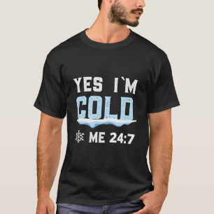 Ja IK Ben Koud Me 347 Winter T-shirt