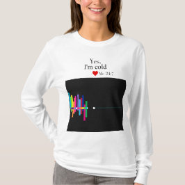 Ja, ik ben koud t-shirt
