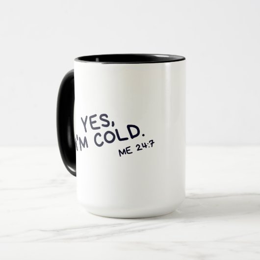 Ja, ik ben koude mok grappig (Voorkant links)