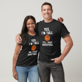 Ja, ik ben lang. t-shirt (Unisex)