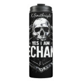 Ja, ik ben Mechanic Skull Thermosbeker (Voorkant)