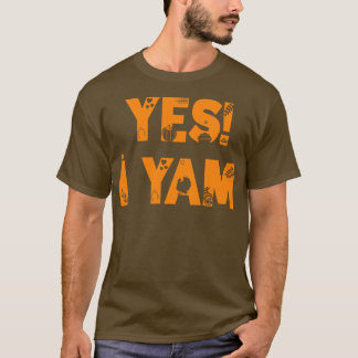 Ja, ik ben mijn zoete aardappel voor een combinati t-shirt