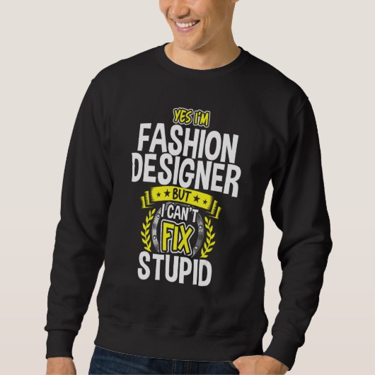 Ja, ik ben Mode Designer Trui (Voorkant)