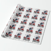 Ja, ik ben ondeugend geweest F-Caw-F Funny Kerstmi Cadeaupapier (Uitgerold)