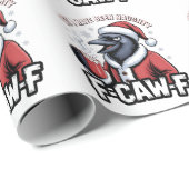 Ja, ik ben ondeugend geweest F-Caw-F Funny Kerstmi Cadeaupapier (Rol Hoek)