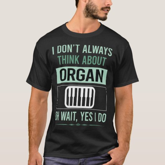 Ja, ik ben organist t-shirt (Voorkant)