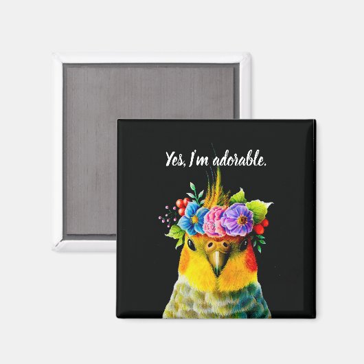 Ja, ik ben schattig. magneet (Voorkant / Achterkant)