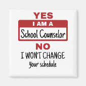 Ja Ik ben schooladviseur Wijzigingsschema Magneet (Voorkant)