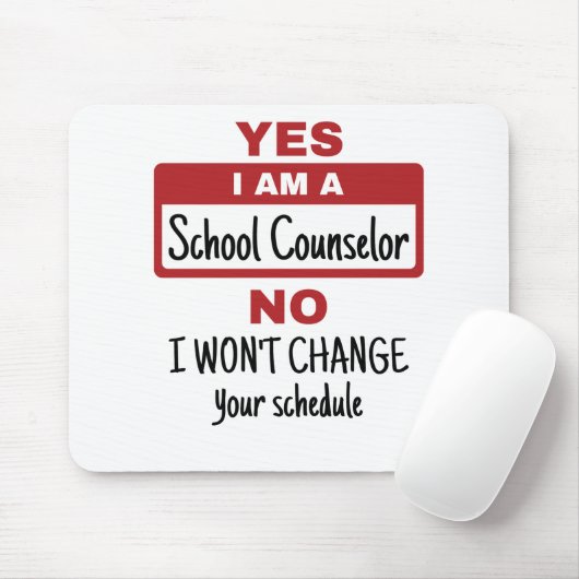 Ja Ik ben schooladviseur Wijzigingsschema Muismat (Met muis)