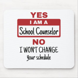 Ja Ik ben schooladviseur Wijzigingsschema Muismat